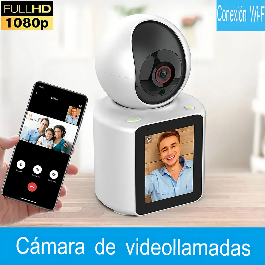 Monitor Bebe Camara Ip Seguridad Vigilancia Niños Wifi Video Llamadas Detección De Movimiento Y Llanto 4