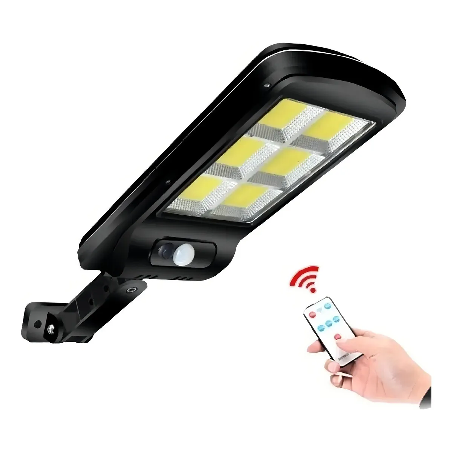 Foco Led Solar Chip 60 Cob 60w + 3 Fases F-211 Jortan 1