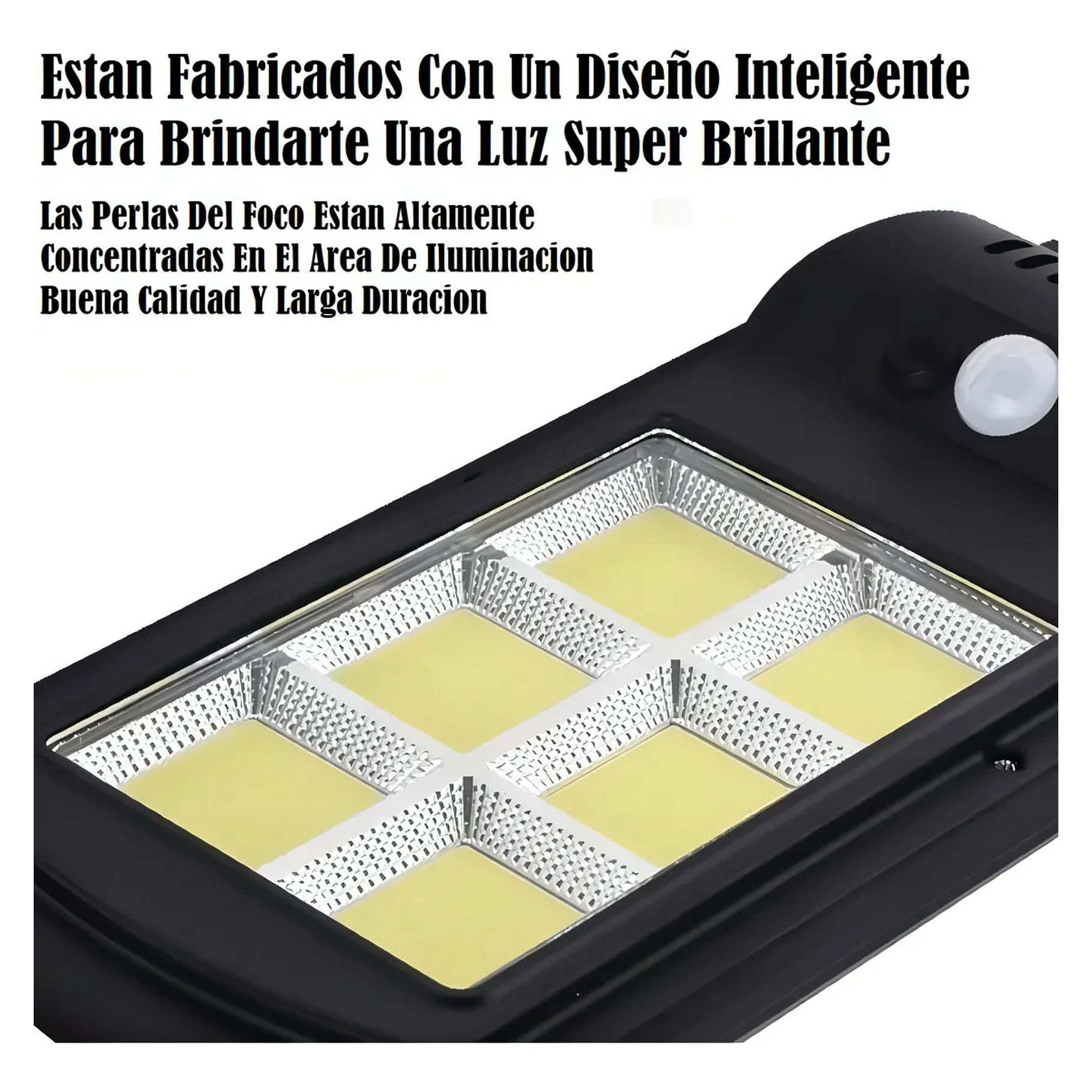 Foco Led Solar Chip 60 Cob 60w + 3 Fases F-211 Jortan 7