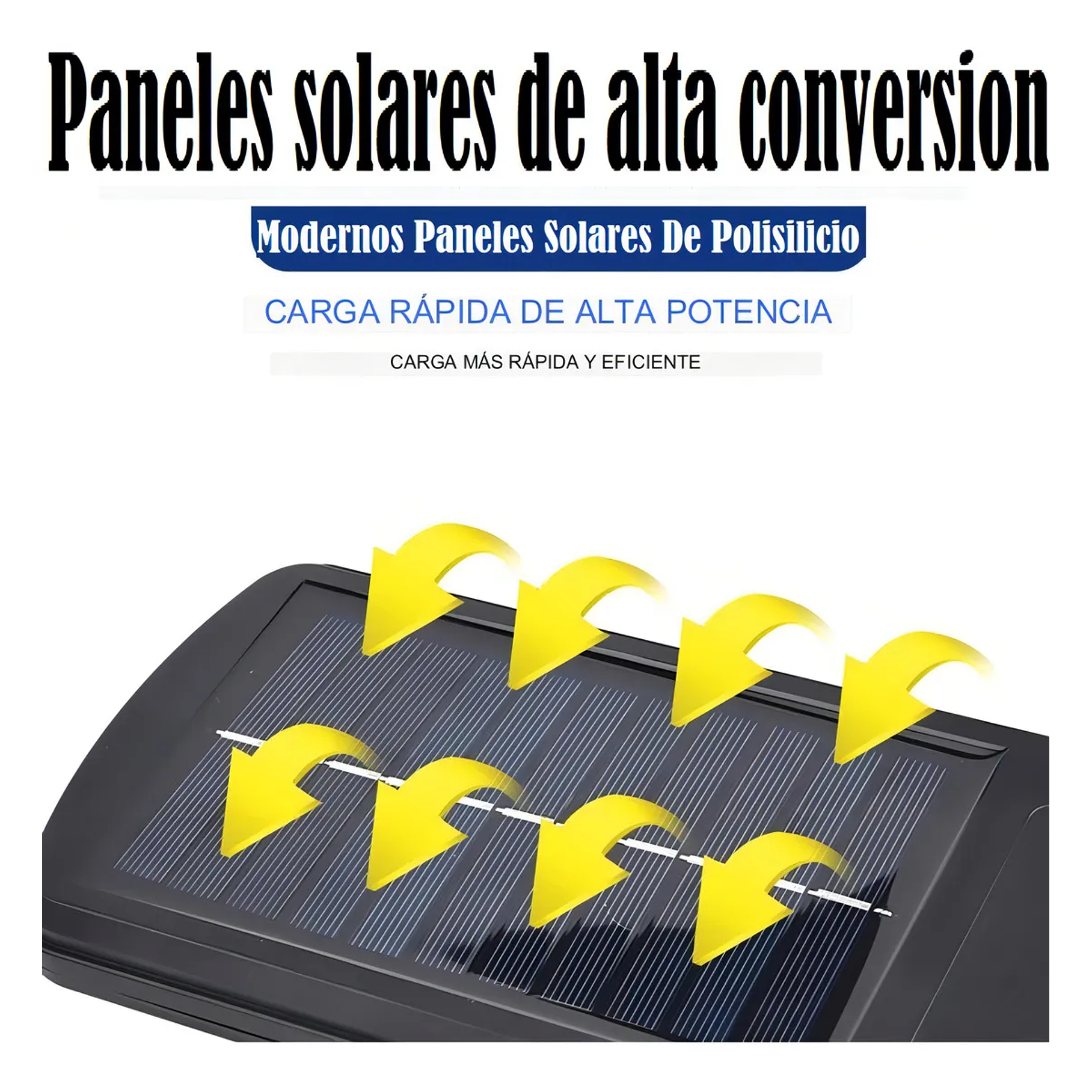 Foco Led Solar Chip 60 Cob 60w + 3 Fases F-211 Jortan 8