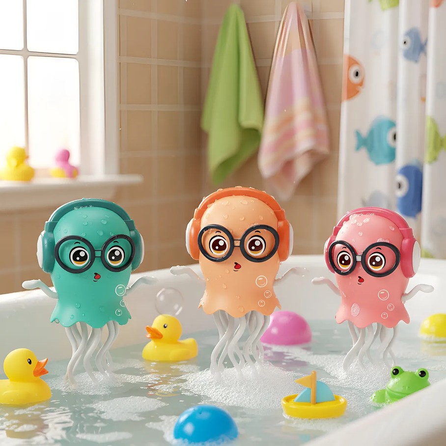 Juguete Eléctrico Medusa Bailarina Con Luces Y Música Mascota Interactiva Para Niños Color Sorpresa 8