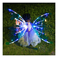Disfraz Alas Hadas Para Niñas Con Luces Led Electrico Multicolor Rgb Unica - Miniatura 3