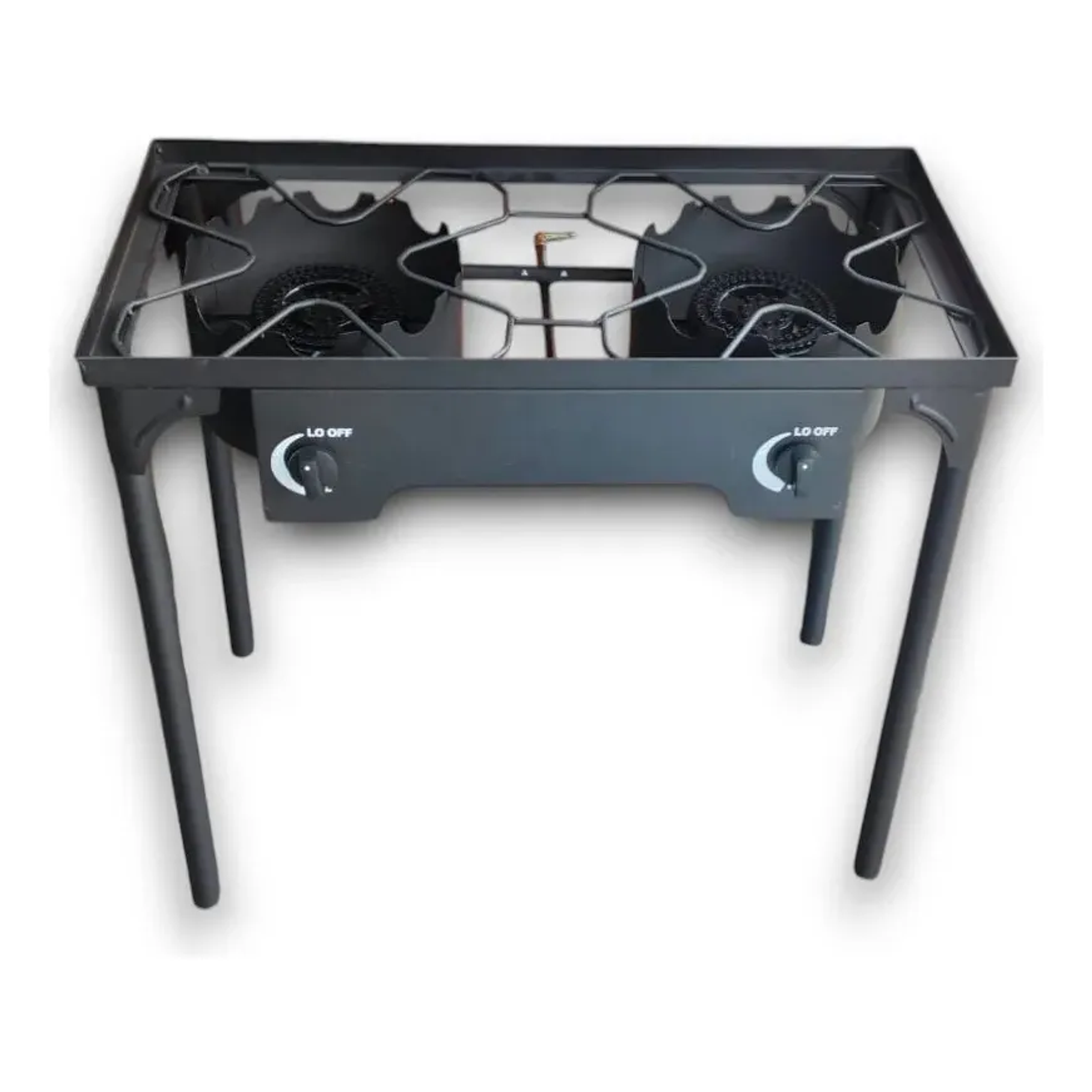 Fogon En Altura Fogon De Alta Presion Doble Cocinilla Y02 + Kit De Instalación 1