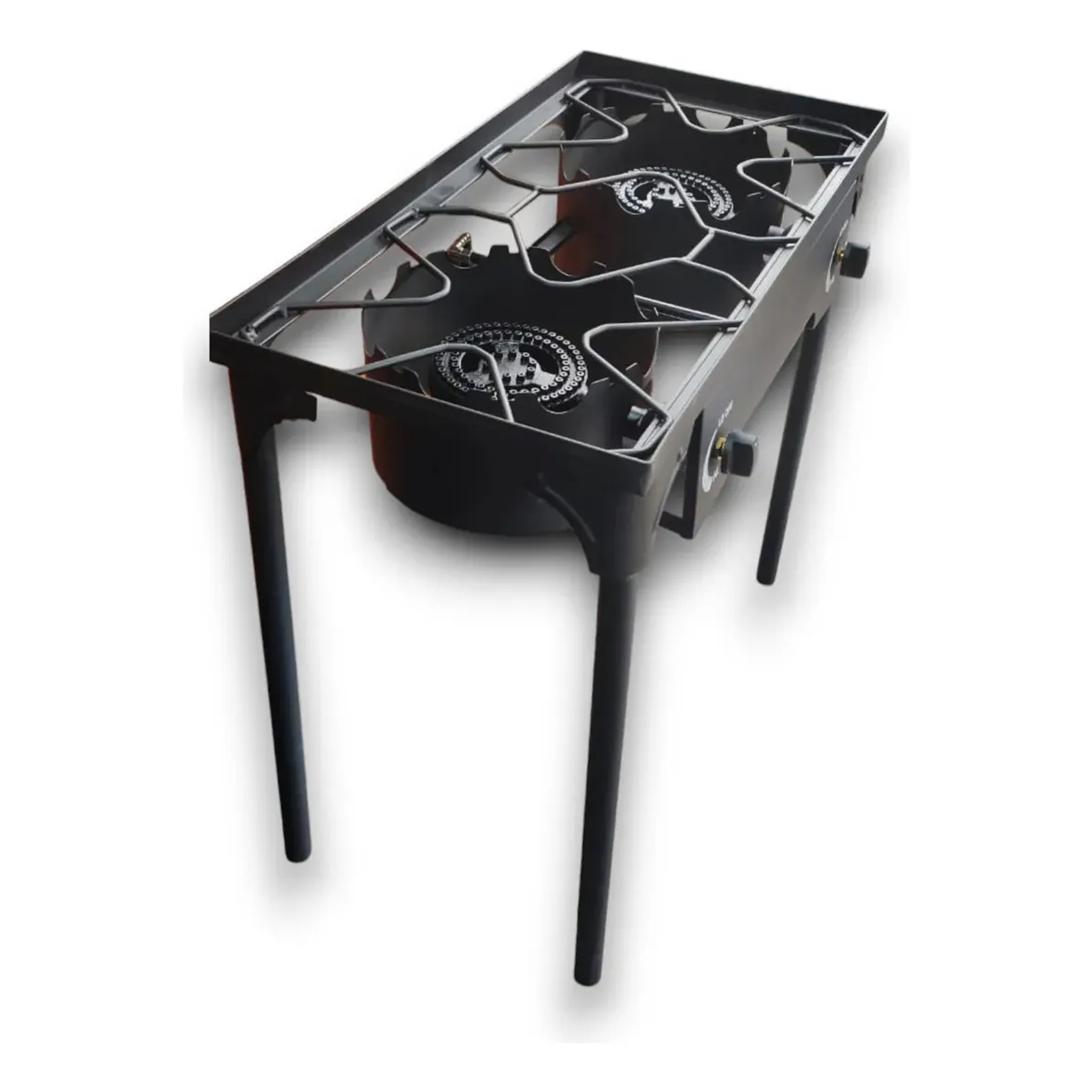 Fogon En Altura Fogon De Alta Presion Doble Cocinilla Y02 + Kit De Instalación 3