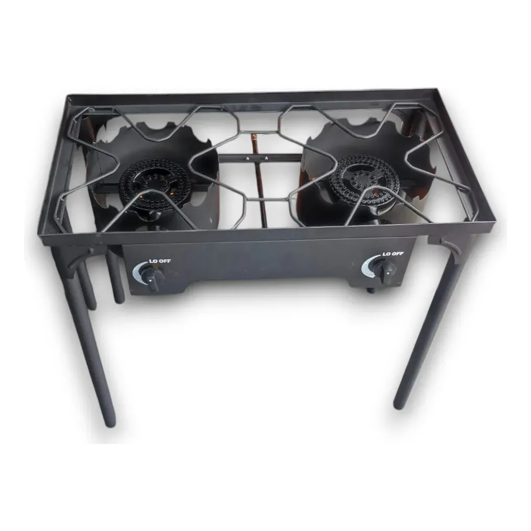 Fogon En Altura Fogon De Alta Presion Doble Cocinilla Y02 + Kit De Instalación 4