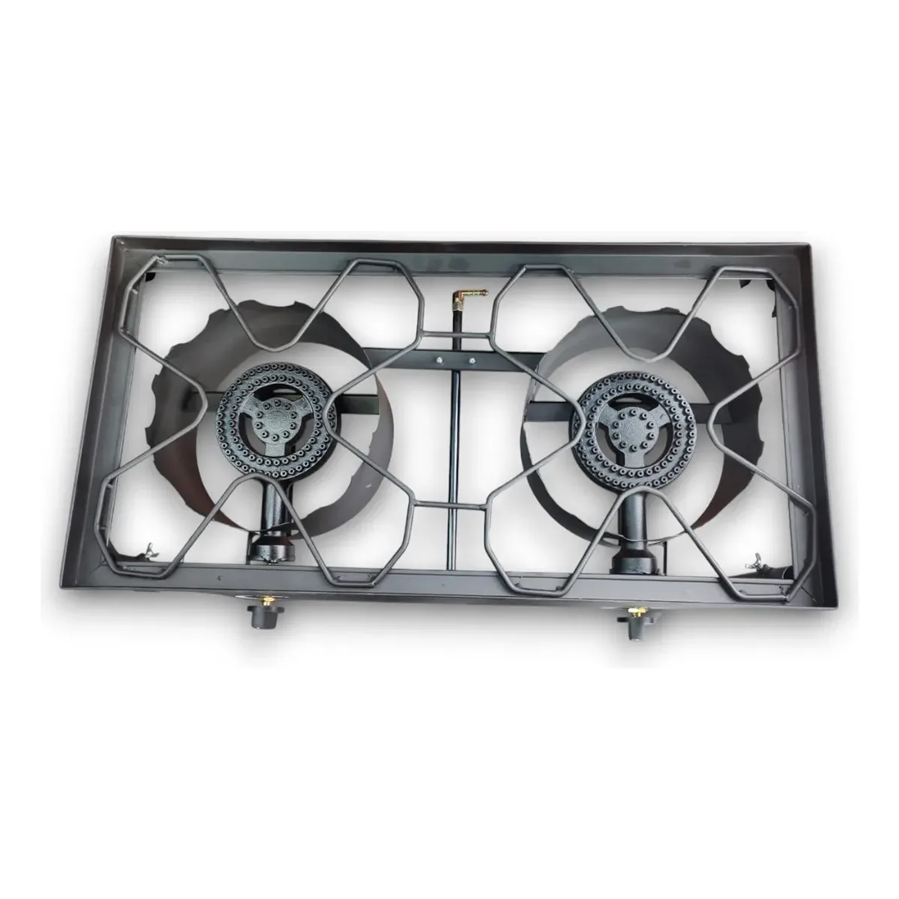 Fogon En Altura Fogon De Alta Presion Doble Cocinilla Y02 + Kit De Instalación 5