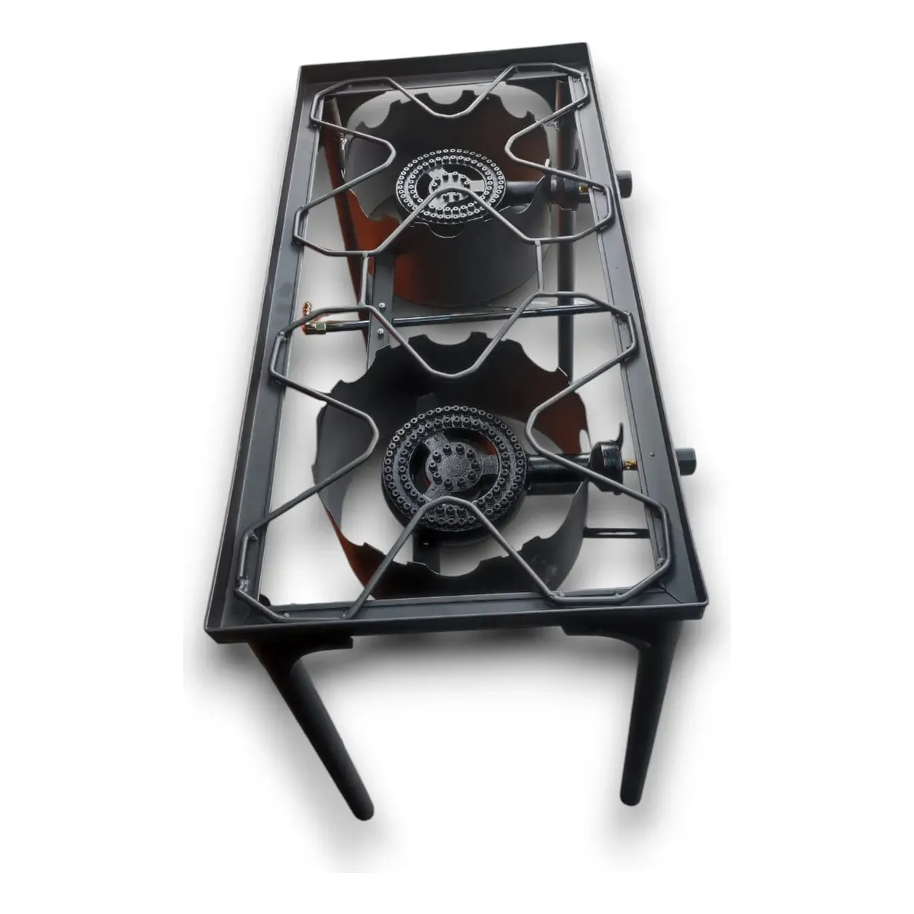 Fogon En Altura Fogon De Alta Presion Doble Cocinilla Y02 + Kit De Instalación 6