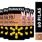 Pack 60 Pilas Duracell Audífono Tamaño 10 Pilas Audio - Miniatura 1