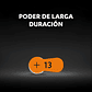 Pack 60 Pilas Duracell Auditivas Zinc-air #13 Pilas De Audio - Miniatura 4