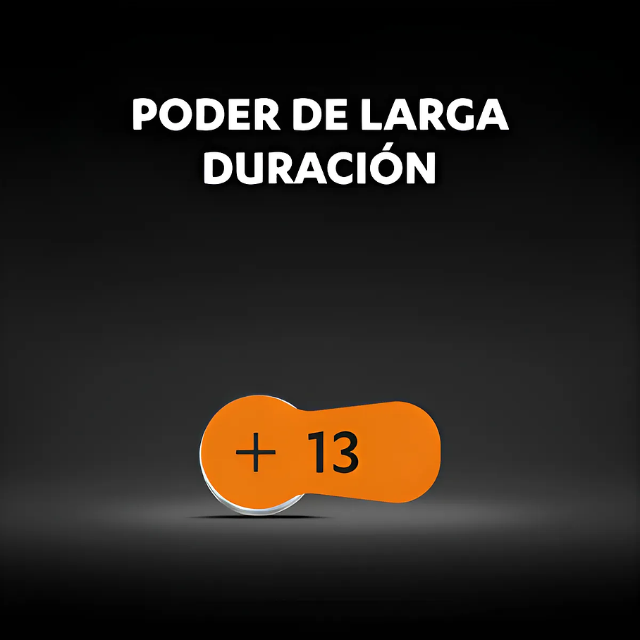 Pila Duracell Para Audífonos Tamaño 13, (6 Pilas Auditivas) 3