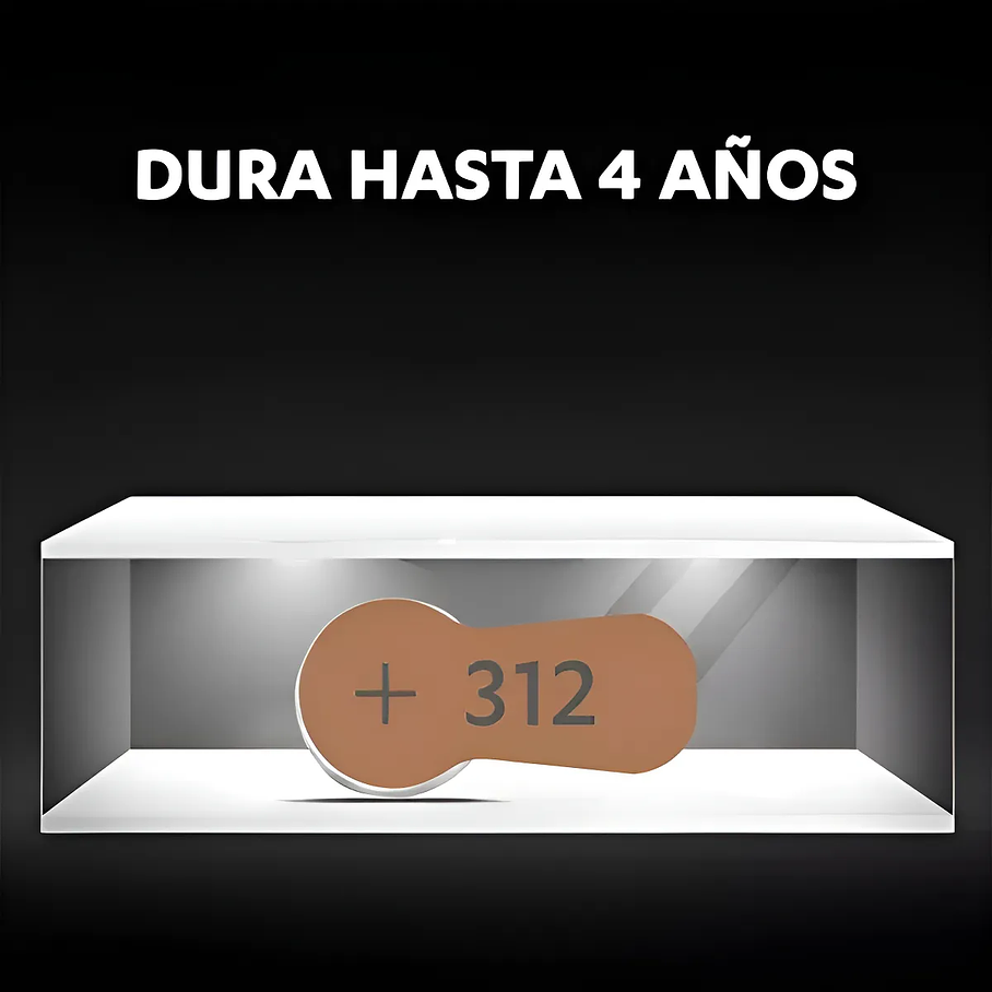 Pack 60 Pilas Duracell Audífono Tamaño 312 10 Blister 2