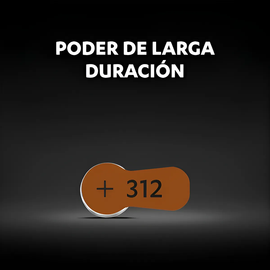 Pack 60 Pilas Duracell Audífono Tamaño 312 10 Blister 3