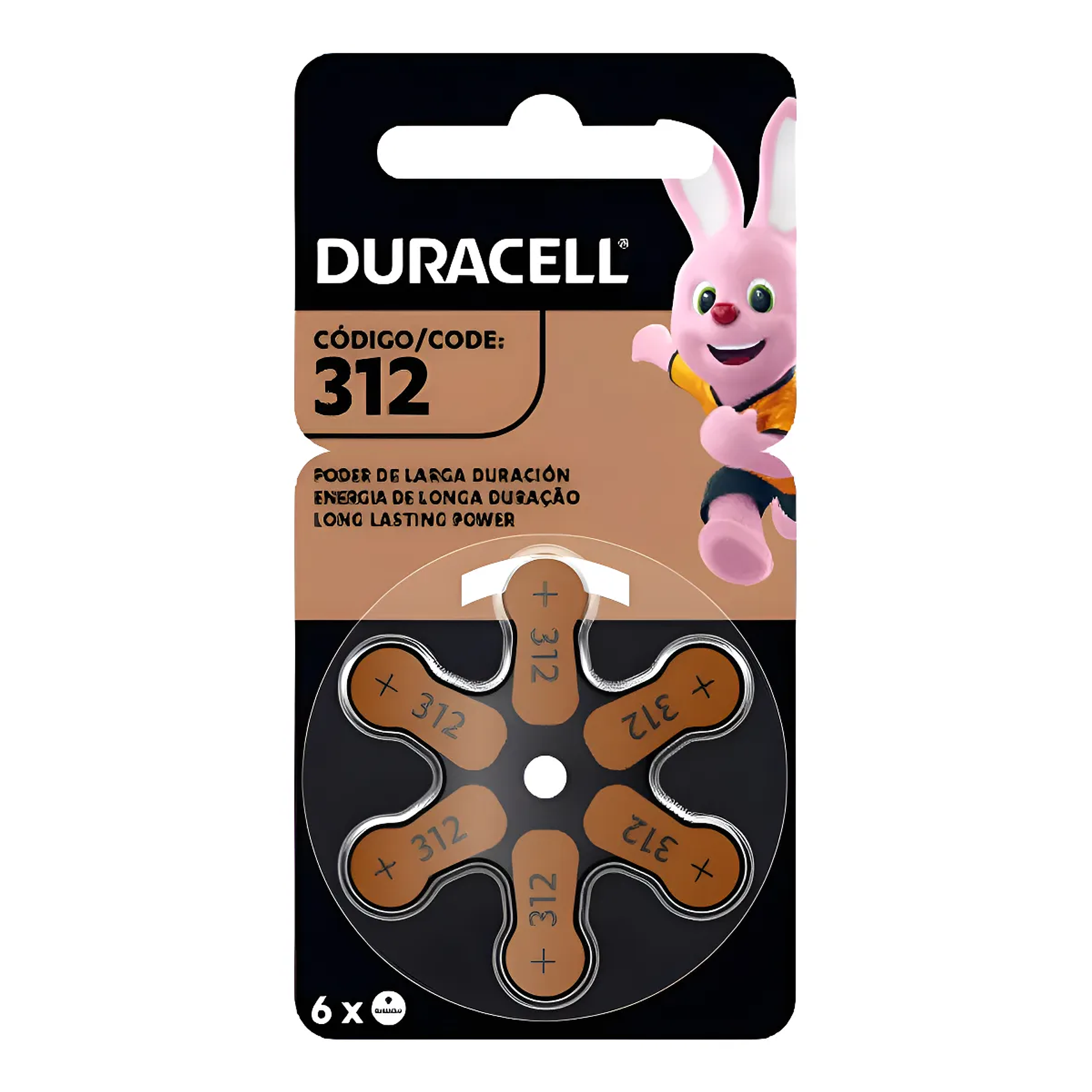 Pack 60 Pilas Duracell Audífono Tamaño 312 10 Blister 6