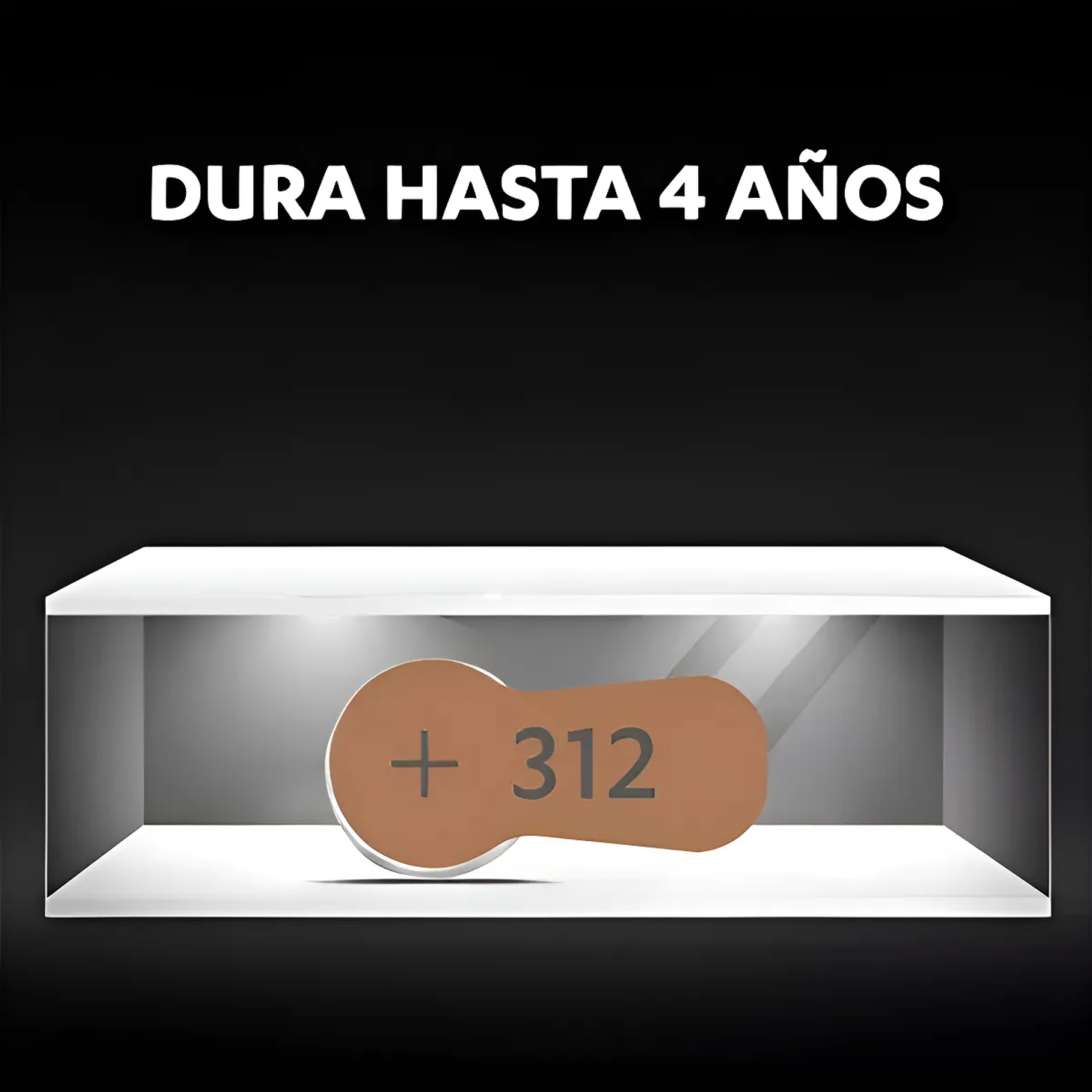 Pila Duracell Para Audífonos Tamaño 312, (6 Pilas Auditivas) 5