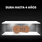 Pila Duracell Para Audífonos Tamaño 312, (6 Pilas Auditivas) - Miniatura 5