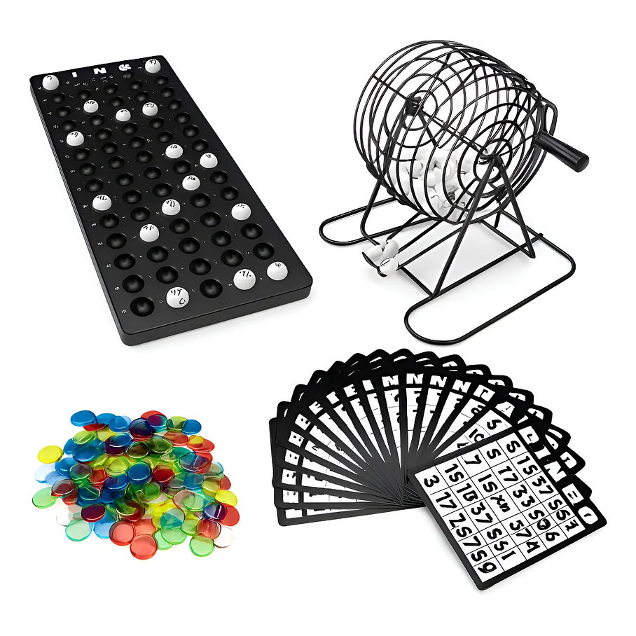 Bingo Juego de Mesa Lota Completo Tombola Juego Bingo Completo 1