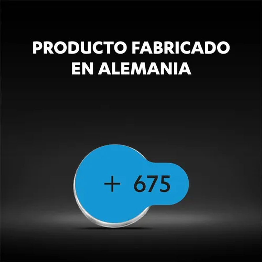 Pack 60 Pilas Duracell Audífono Tamaño 675 Pila Auditiva 3