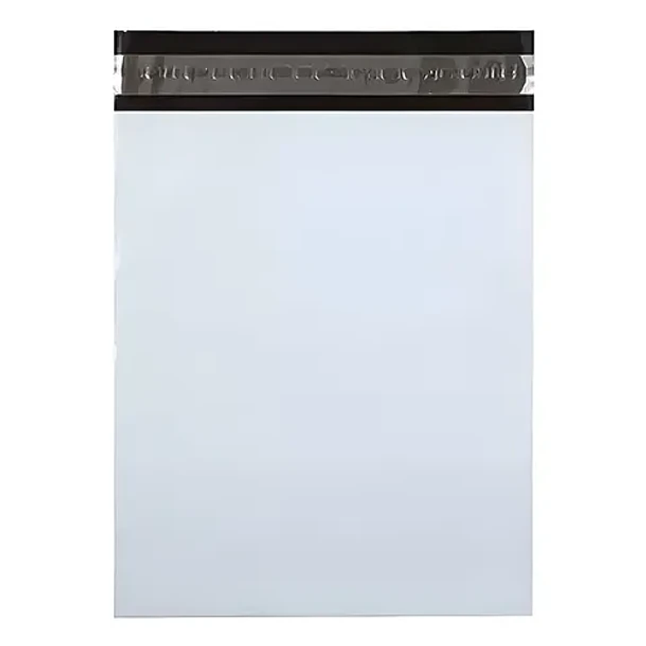 Pack 100 Bolsa Courier Compostable Embalaje Adhesivo 25*35cm Color Blanco 3