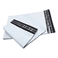 Pack 100 Bolsa Courier Compostable Embalaje Adhesivo 25*35cm Color Blanco - Miniatura 4