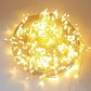 Luces Guirnalda Cortina De Luces Navidad 3x2 Mts 180 Led Amarillas Cascada Color De Las Luces Amarillo 2rl Corriente Decoración Navideña - Miniatura 7