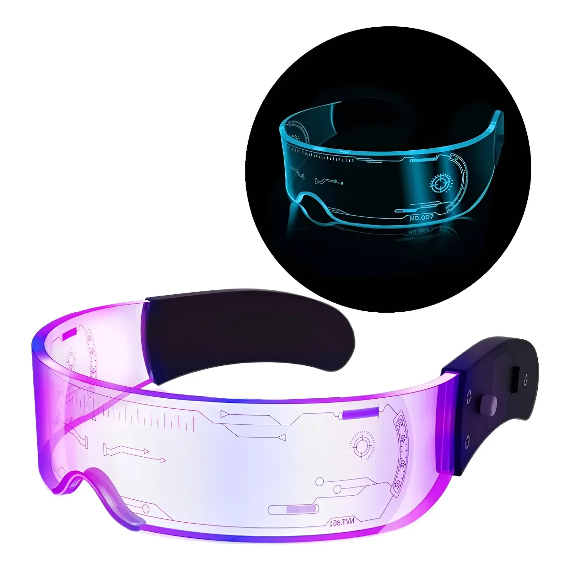 Lente Show Robot Top Anteojo Premium Iron Future Eventos Multicolor Diseño Cotillón Cumpleaños Año Nuevo 2