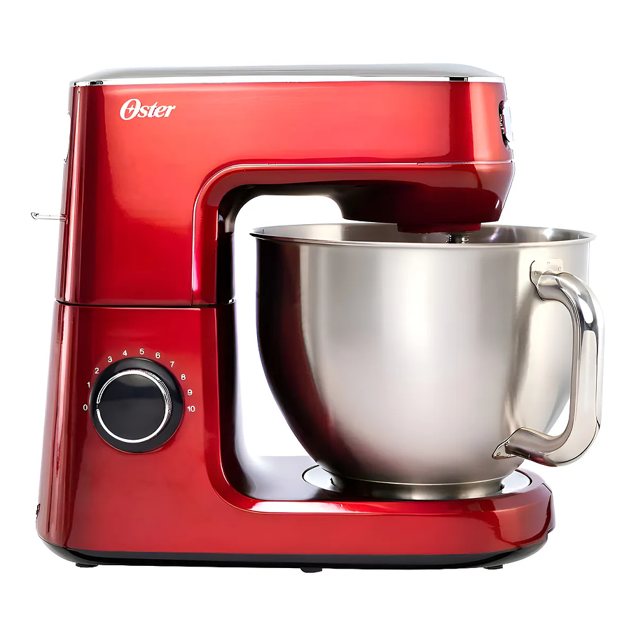 Batidora planetaria Oster® FPSTSMPL3R Rojo con 10 velocidades 5.2 Litros Batidora De Pedestal 2