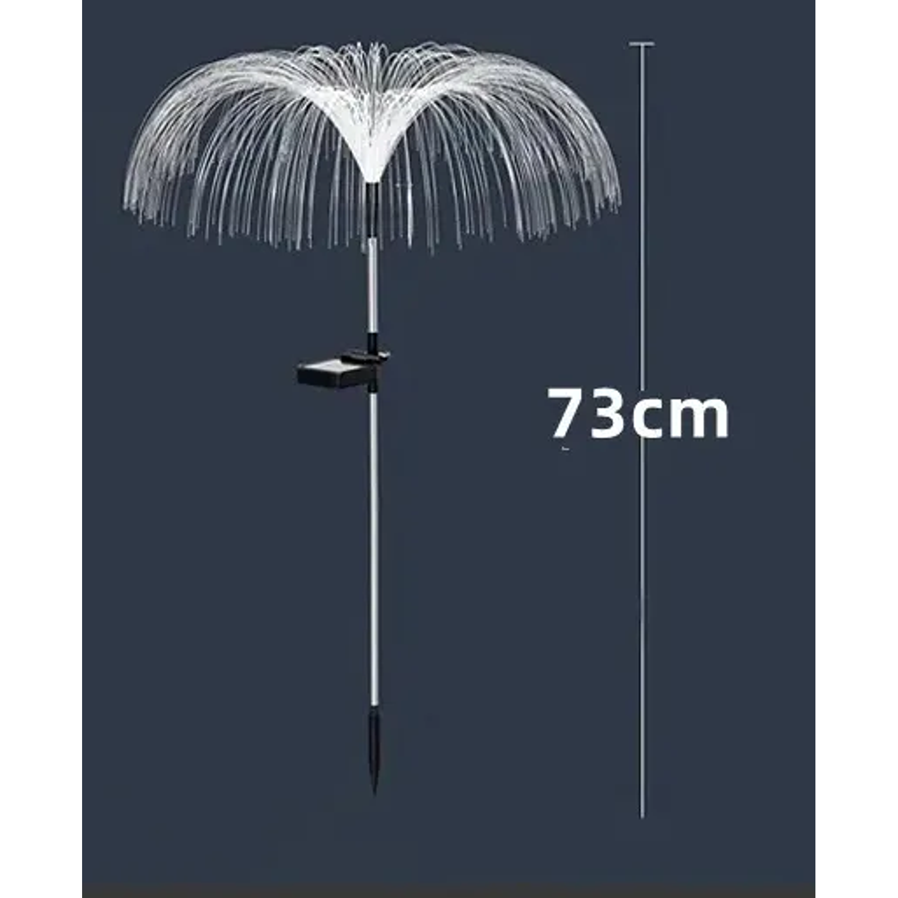 Pack 2 Luces Estaca Solar Medusa Multicolor Para Exterior Jardín Decoración Luces Rgb Coloridos 2rl 4