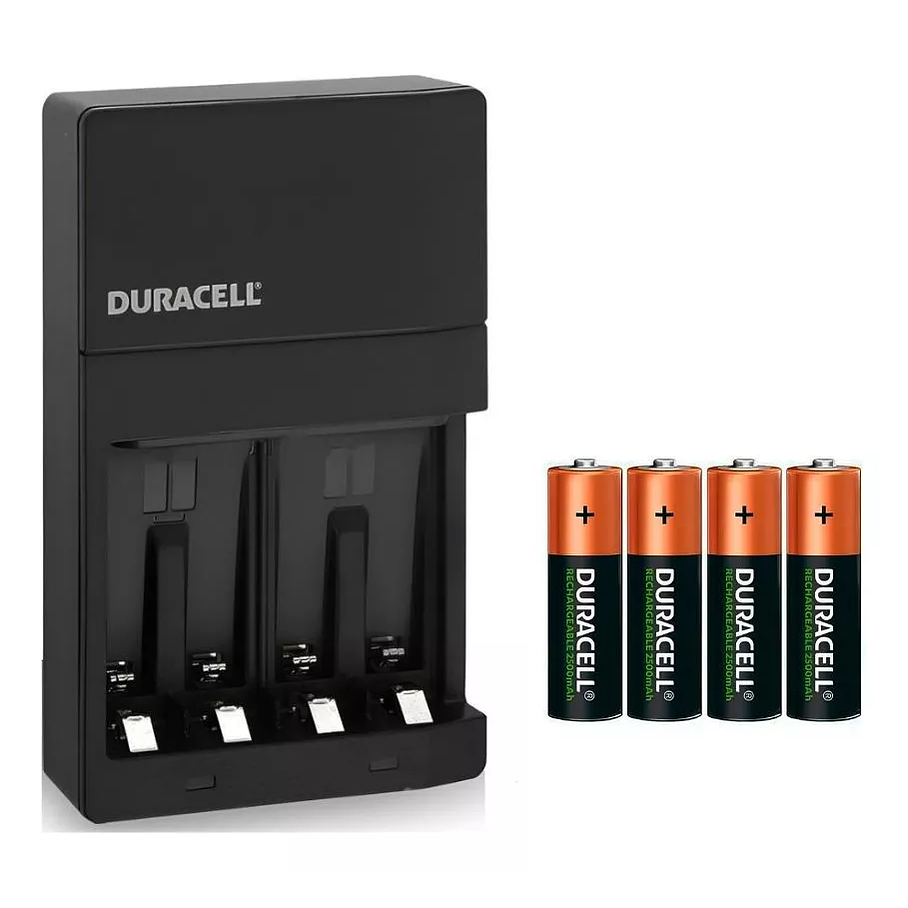 Cargador Pilas Recargables Duracell CEF-7 Aa Aaa C 4 Unidades Aa baterías 2