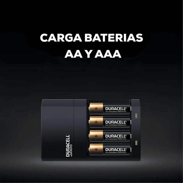 Cargador Pilas Recargables Duracell CEF-7 Aa Aaa C 4 Unidades Aa baterías 4