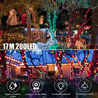 Luces Navidad Guirnalda 300 Led 20 Metros Luces Navideñas Exterior  Luces Led Multicolor Luces Navideñas Corriente 220 3