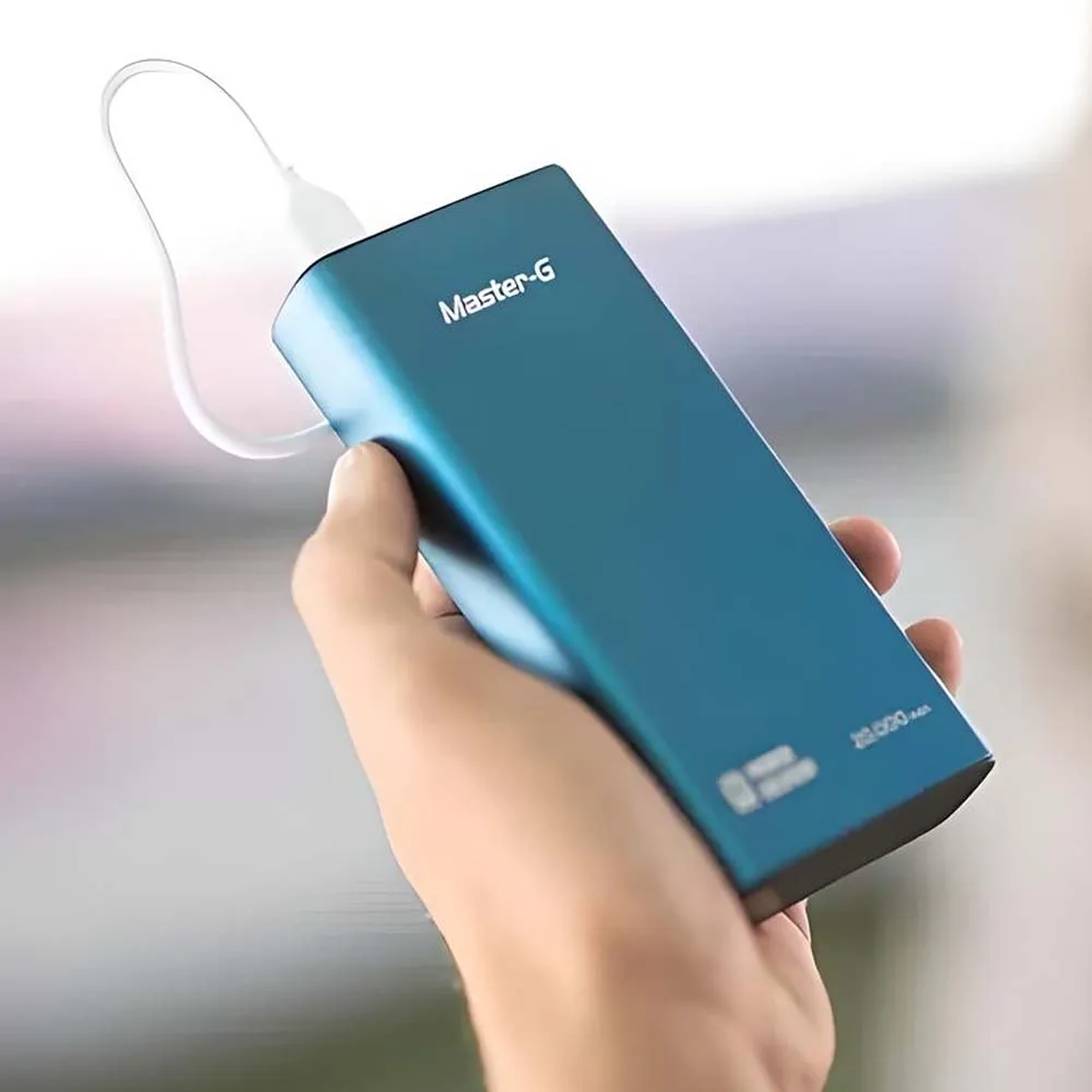 Batería Externa Power Bank 20000 Mah Carga Rápida Azul 2