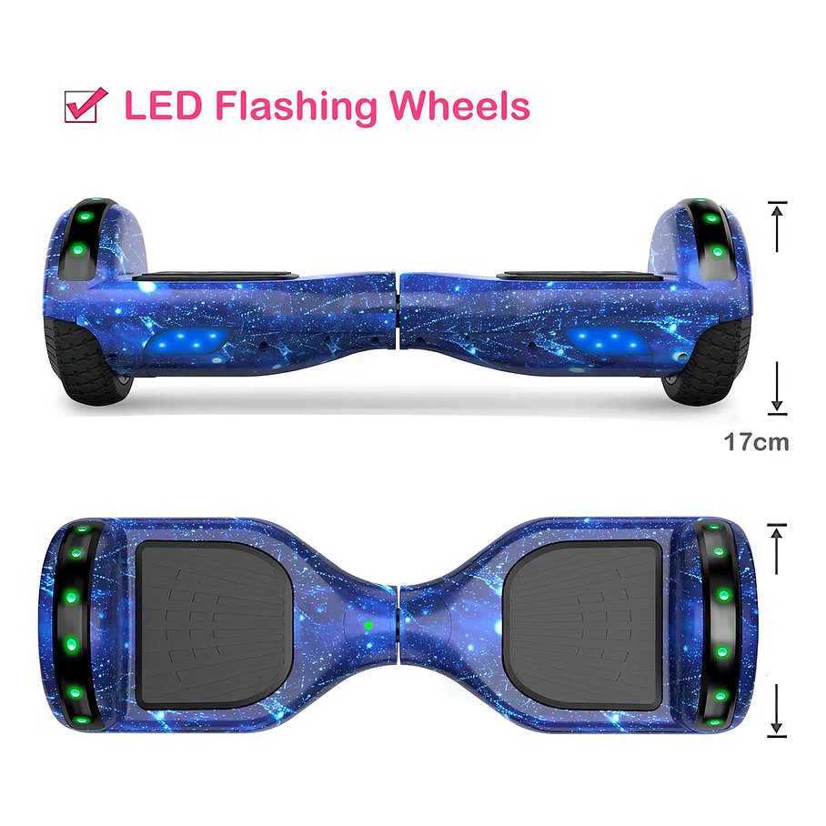 Smart Balance Scooter Patineta Eléctrica Bluetooth  Patineta Para Niños 120 Kg Musica Bluetooth 6