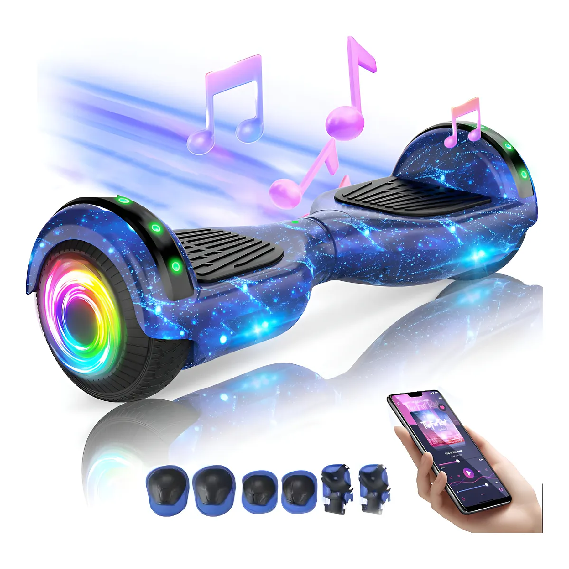 Smart Balance Scooter Patineta Eléctrica Bluetooth  Patineta Para Niños 120 Kg Musica Bluetooth 8