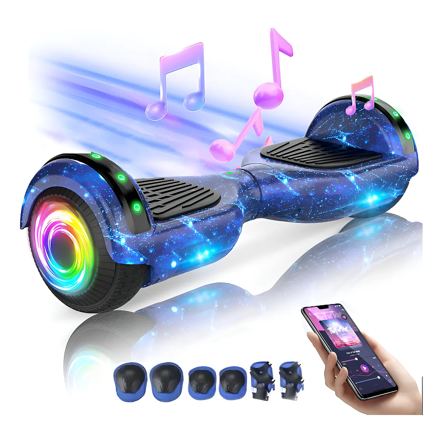 Smart Balance Scooter Patineta Eléctrica Bluetooth  Patineta Para Niños 120 Kg Musica Bluetooth 8
