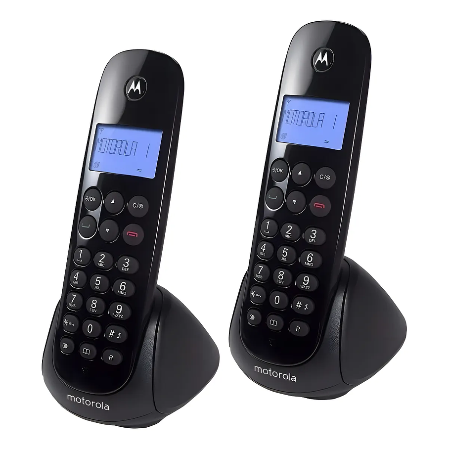 Teléfono Motorola Negro inalámbrico Pack 2 - Color Negro Pack Duos  1