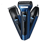Maquina De Afeitar Recortadora 3 En 1 Para Hombre Recargable Azul Surker - Miniatura 1