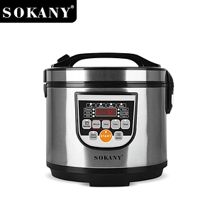 Olla Eléctrica Sokany SK-07051 Cooker Digital Con Diseño Válvula De Escape Y Escape De Una Tecla