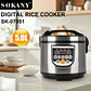Olla Eléctrica Sokany SK-07051 Cooker Digital Con Diseño Válvula De Escape Y Escape De Una Tecla - Miniatura 5