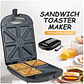 Sandwichero SOKANY SK-08102 4-Slice Sandwich Maker Non-Stick Sandwichero 4 Pcs Tostadora De Pan - Miniatura 5