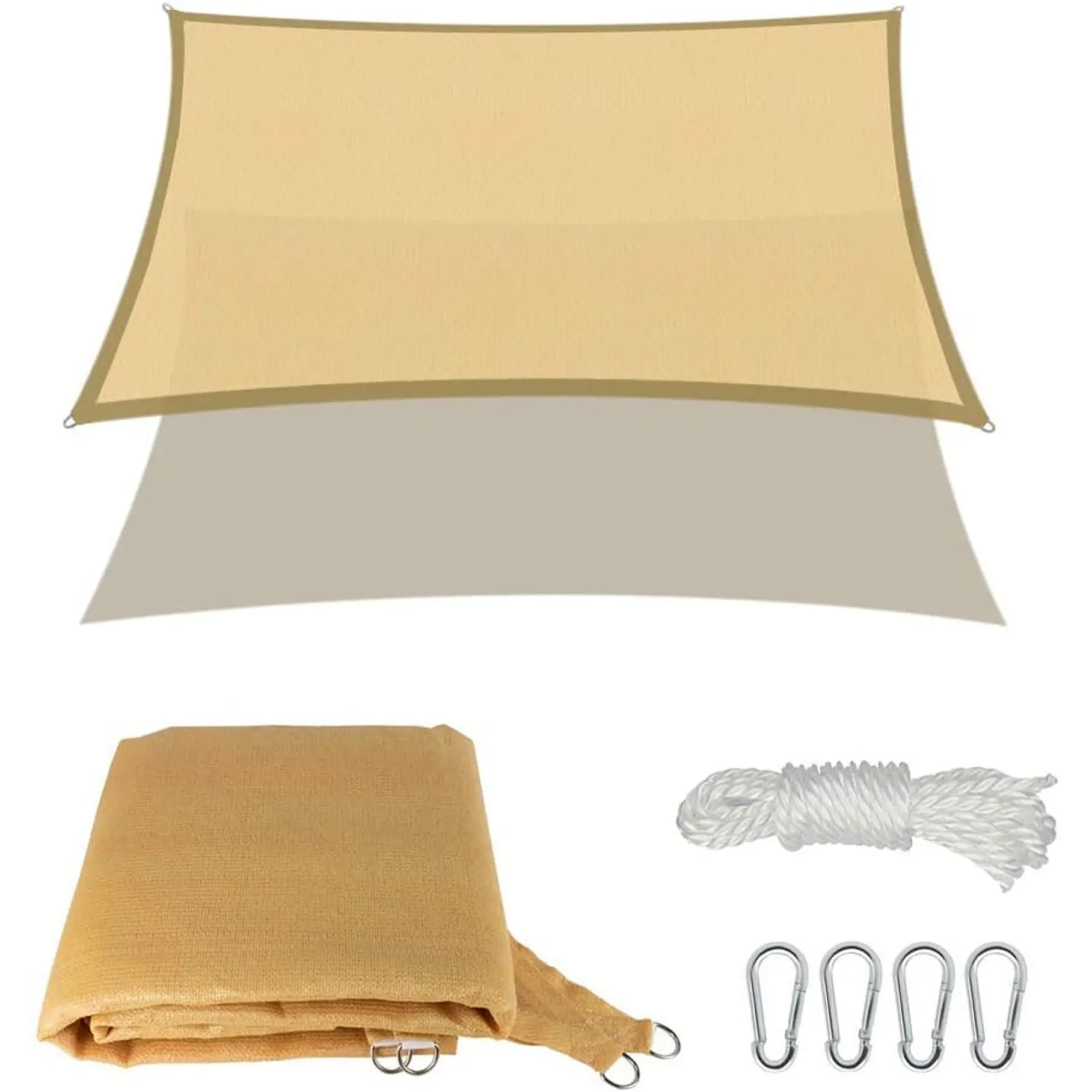 Toldo Vela Sombreadora Malla Sombra 3.5 x 5 Metros Rectangular 1