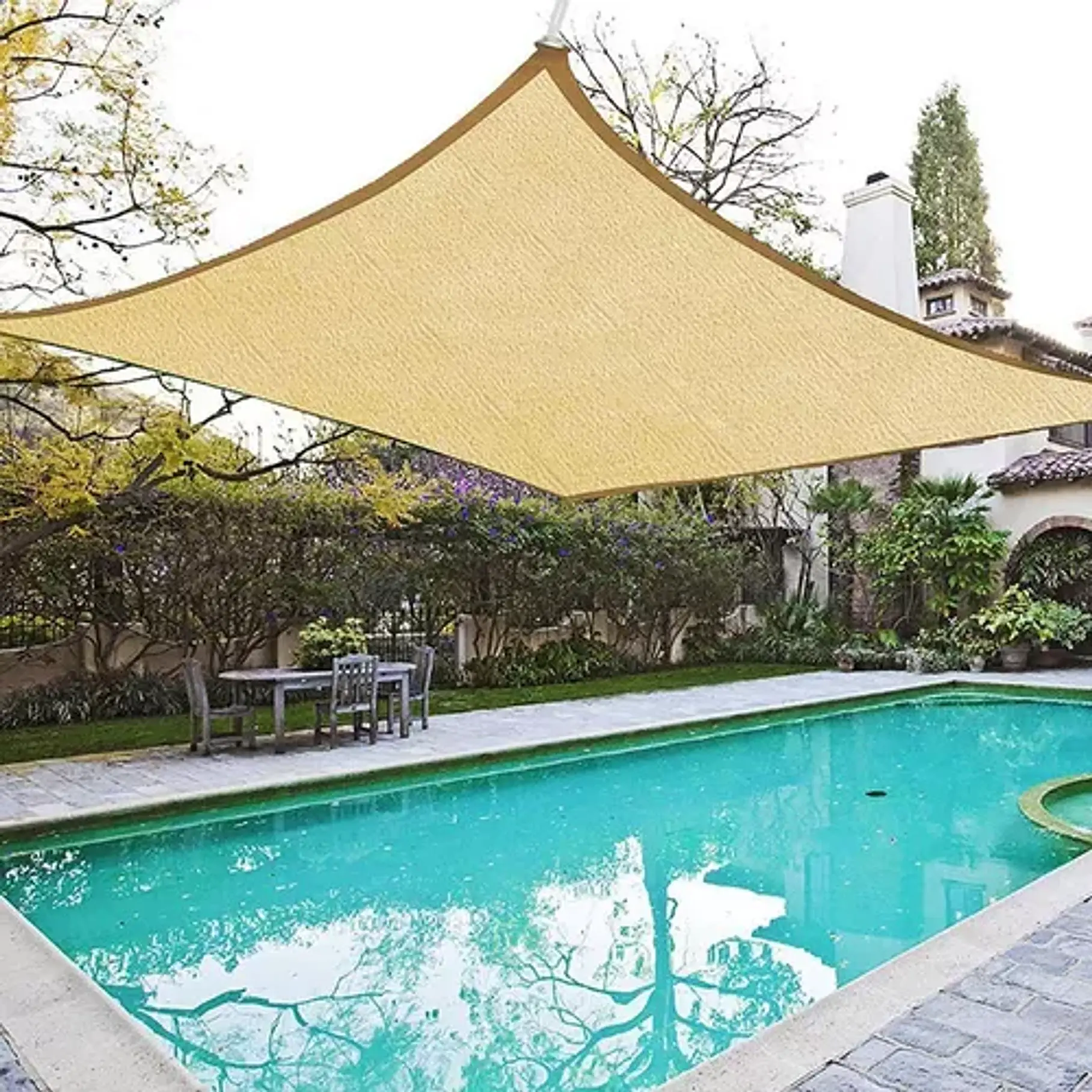 Toldo Vela Sombreadora Malla Sombra 3.5 x 5 Metros Rectangular 6