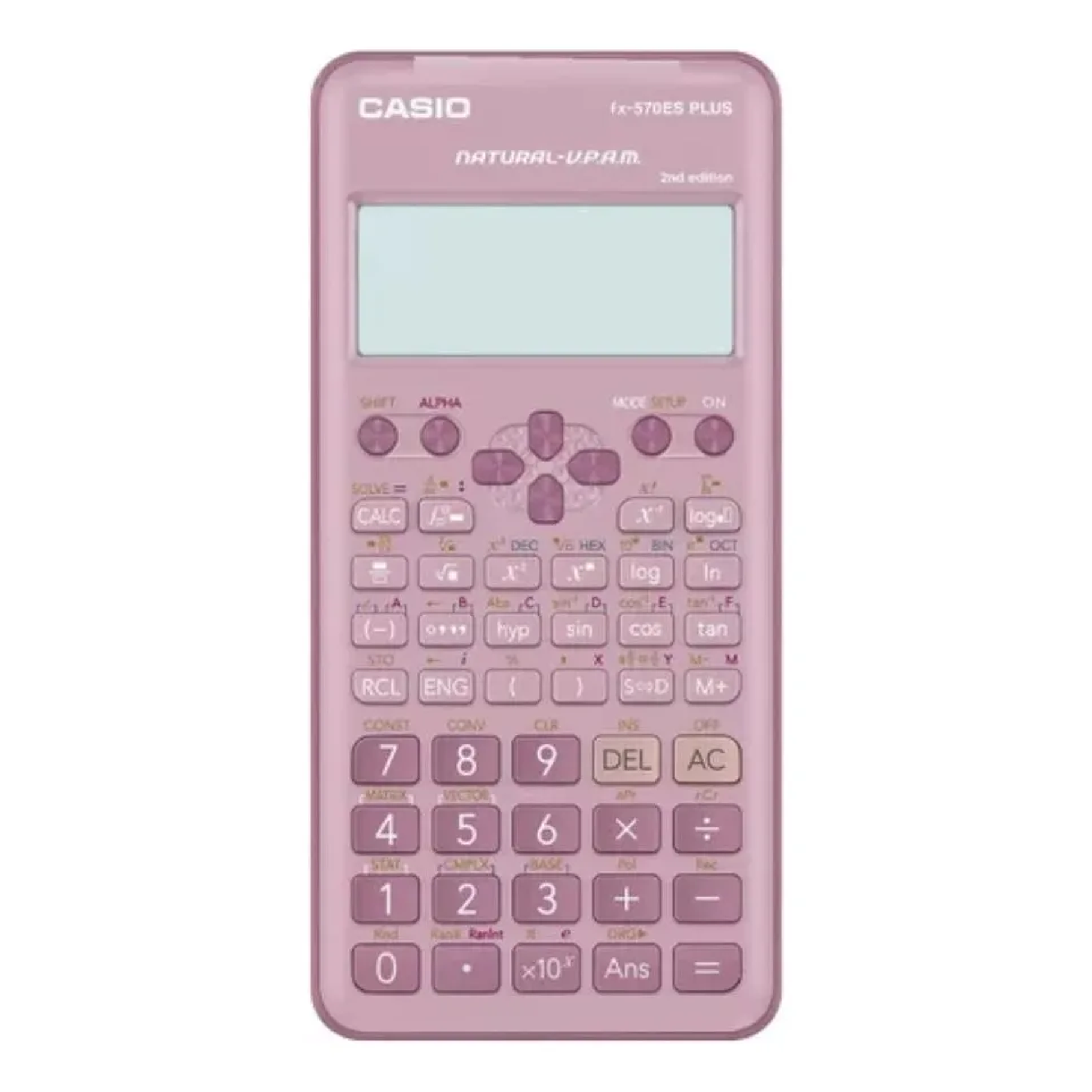 Calculadora Científica Casio Fx-570es Plus Rosa Universidad Rosa 1
