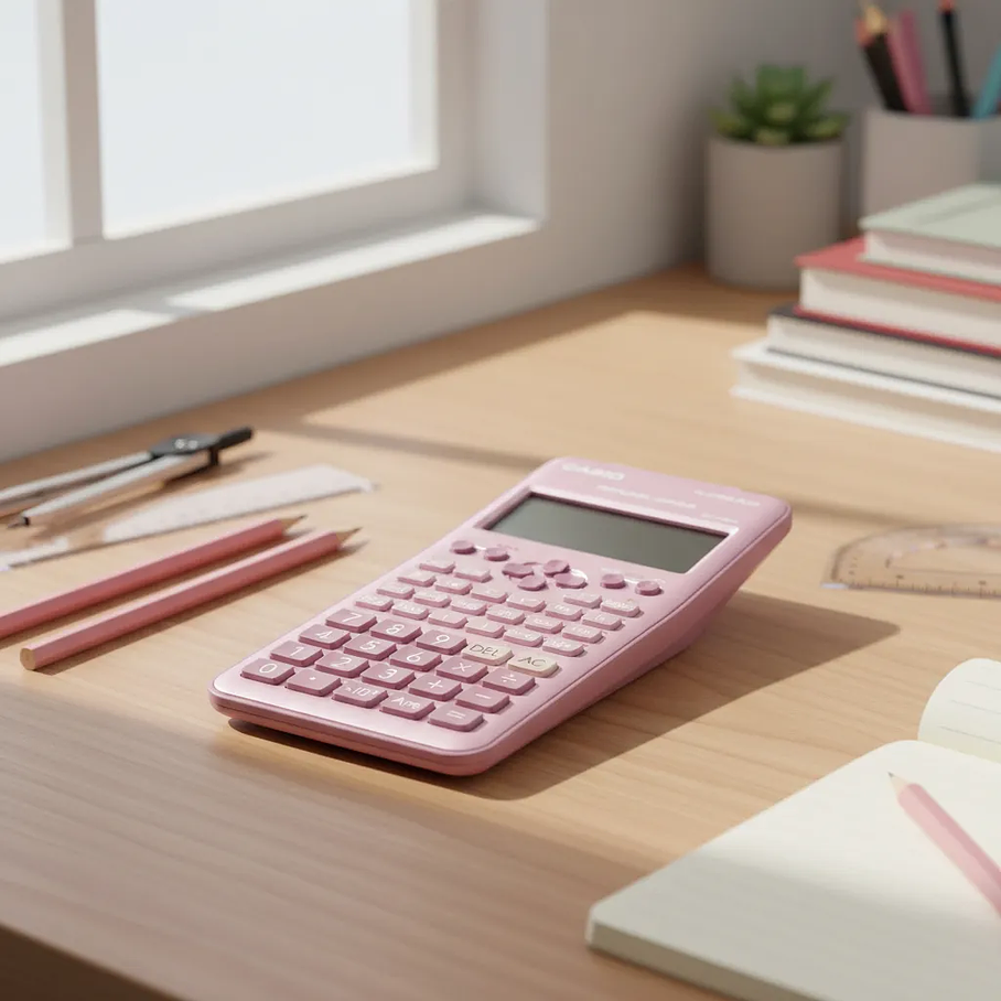 Calculadora Científica Casio Fx-570es Plus Rosa Universidad Rosa 4