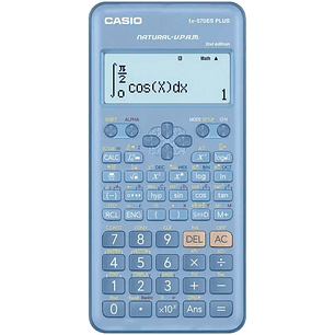 Calculadora Cientifica Casio FX-570ESPLUS-2B Plus Color Celeste