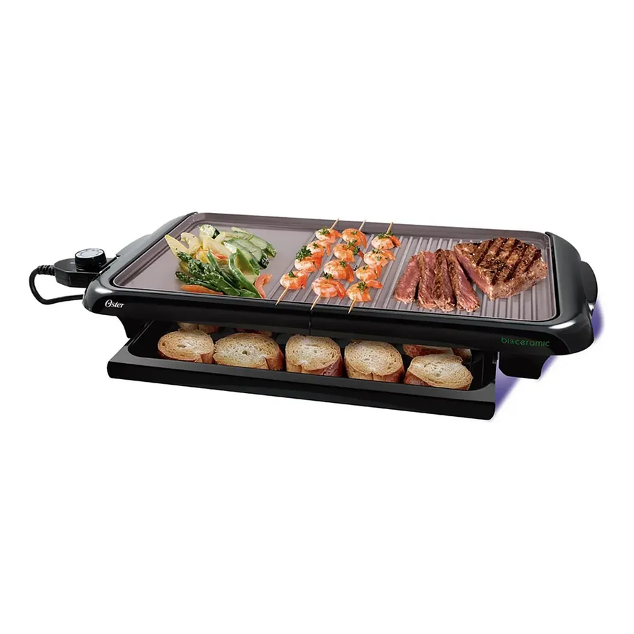 Parrilla Electrica Oster Bioceramic Nuevo Asador Electrico Negro  Ckstgr5085052 1