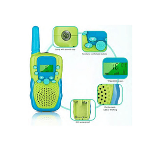 Radios Walkie-Talkies Big Kids Para Niños 2 Radios Mlab 22 Canales