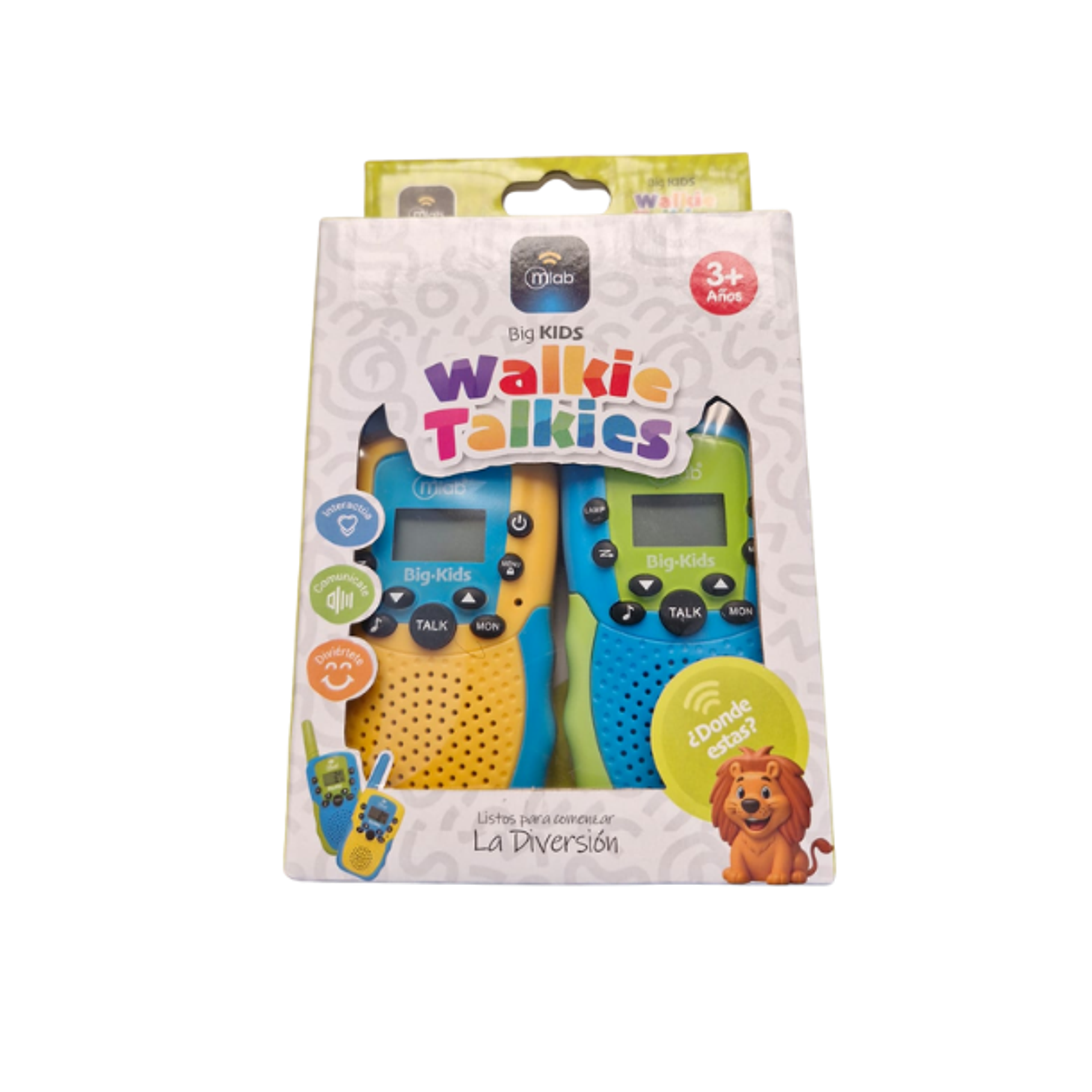 Radios Walkie-Talkies Big Kids Para Niños 2 Radios Mlab 22 Canales 4
