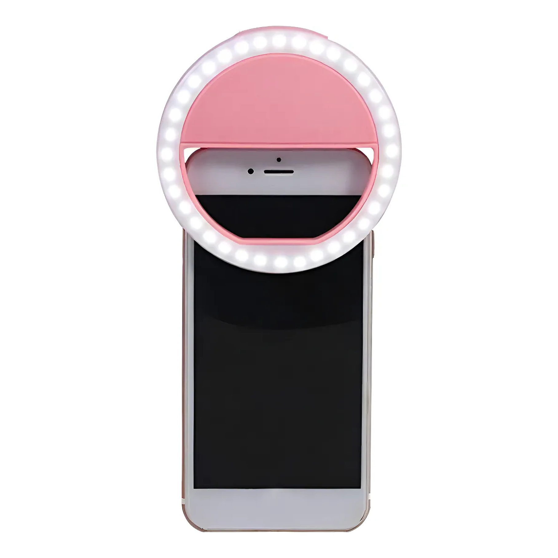 Aro De Luz Led Recargable Portátil Clip Celular Usb Color Variado 2