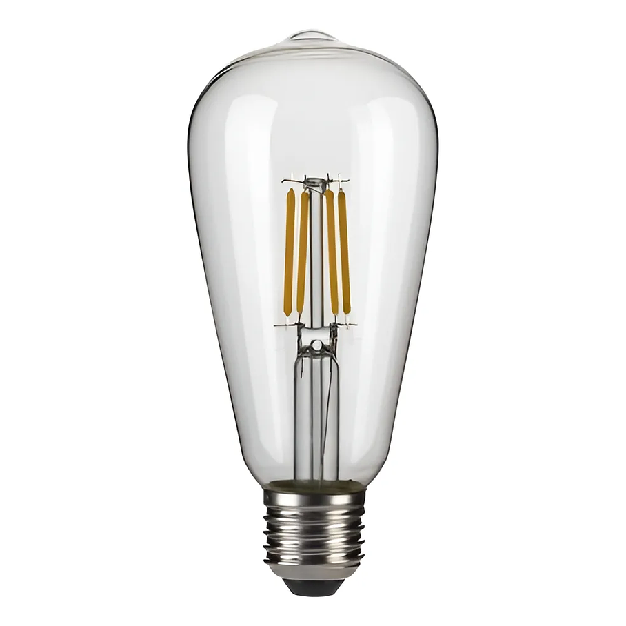 Ampolleta Led Vintage Filamento 4w E27 Luz Fria 6500k Blanco Frío 1