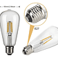 Ampolleta Led Vintage Filamento 4w E27 Luz Fria 6500k Blanco Frío - Miniatura 2